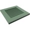 Ekena Millwork 12"W x 12"H True Fit PVC Louver Shutters Sample, Track Green SAMPLE-TFPLVTG - alternate 3